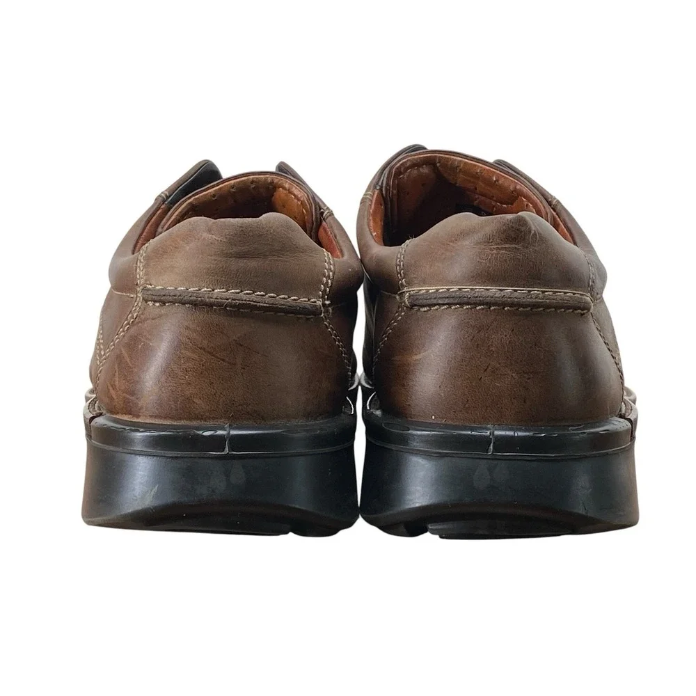 Ecco‎ Fusion Seawalker Brown Leather Oxford Shoes Men's Size EU 44 US 10-10.5